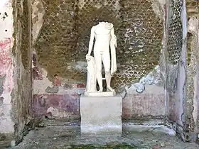 Modèle en plâtre des thermes de Sosandra.