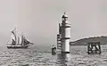Le phare Shark Island (photo ancienne).