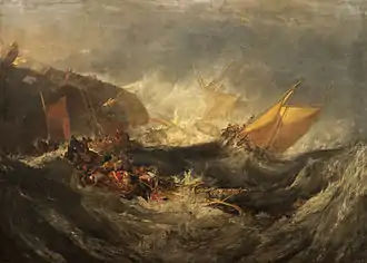 Le Naufrage du Minotaur, 1810.