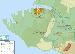 Cartes de Sébastopol avec l'emplacement des principales batailles et des points stratégiques.