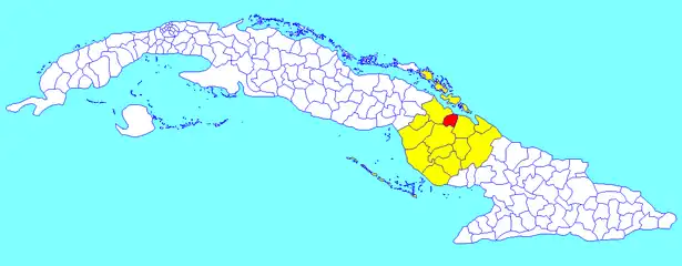 Municipalité de Sierra de Cubitas dans la province de Camagüey