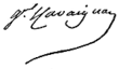 Signature de Louis-Eugène Cavaignac