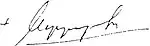 Signature de Alexander Djajasiswaja