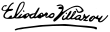 Signature de Eliodoro Villazón Montaño