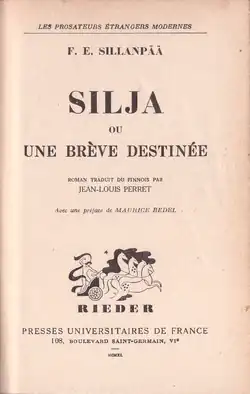 Image illustrative de l’article Silja ou Une brève destinée