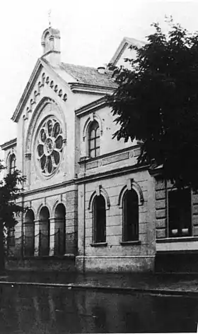 La synagogue dans la Braunhubergasse