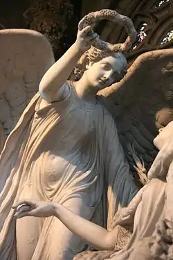 Mausolée de la reine Louise-Marie en l'église Saints-Pierre-et-Paul à Ostende (détail).