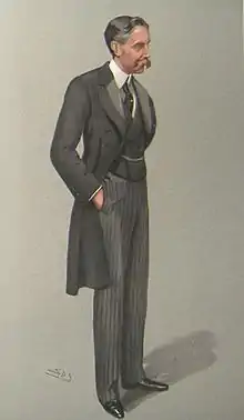 Dessin représentant Henry Herbert lorsqu'il travaillait à Washington