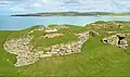 Skara Brae village dans les Orcades, groupe d'habitations.