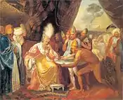 Les Scythes rencontrent Darius, 1785.