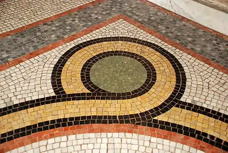 Mosaïque de la Bibliothèque Solvay