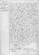 Acte de mariage, daté du 11 décembre 1926.