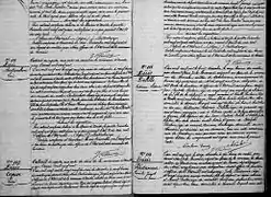 Somain - Actes de décès décembre 1900 de 111 à 114 Bertinchon Louis - Copin Léon