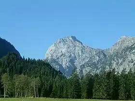 Vue depuis le nord-est.