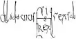 Signature de Clovis II