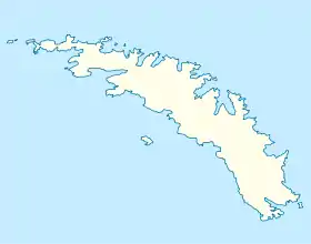 Voir sur la carte administrative de Géorgie du Sud