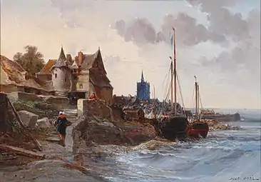 Jules Noël : Souvenir de Douarnenez (The Bowes Museum, Barnard Castle, Co. Durham).