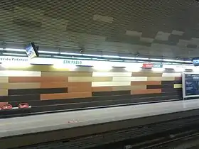 Les quais de la ligne 5.