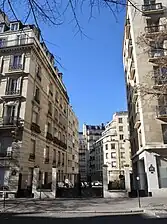 Vue de l'avenue Mozart.