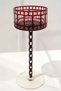 Verre exposé au Bröhan Museum, à Berlin