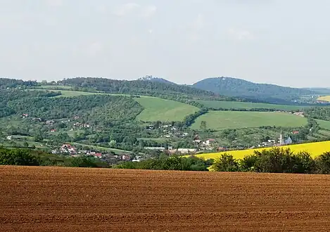 Stříbrnice : vue générale.