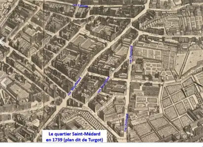St-Médard en 1739.