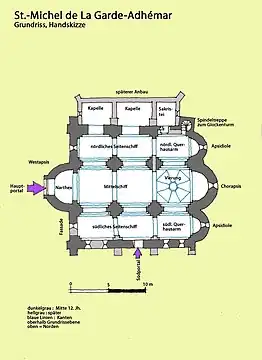 Plan de l'église