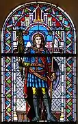 Verrière néo-romane« Saint Maurice ».