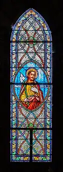 Vitrail représentant saint Joseph.