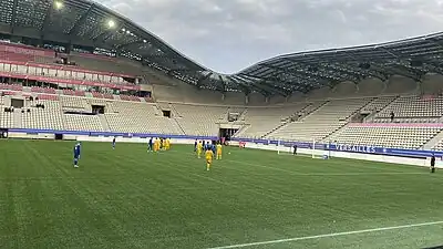 Lors d'un match entre le  FC Versailles et Epinal.