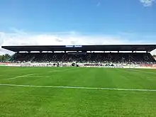 La tribune présidentielle après rénovation.