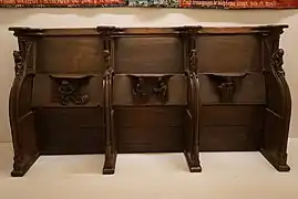 stalles de l'abbaye Saint-Lucien de Beauvais,