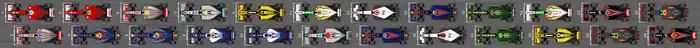 Photo de la grille de départ du Grand Prix