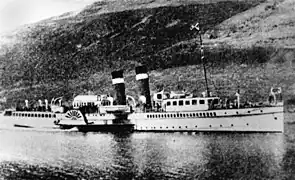 bateau à roues à aubes Jeanie Deans.