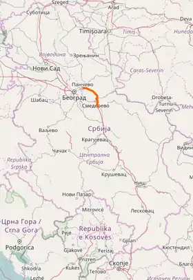 Image illustrative de l’article Route magistrale 14 (Serbie)