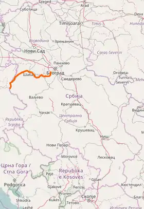 Image illustrative de l’article Route magistrale 26 (Serbie)