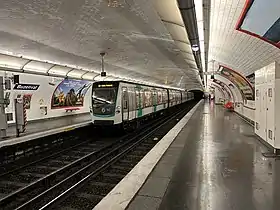 Les quais de la station en 2022.