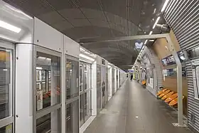 Quai en direction de Porte de Clignancourt.