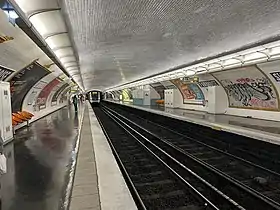 Les quais de la station.