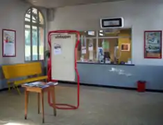 Ancien guichet (2010).