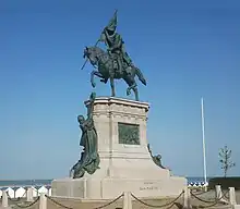 Statue équestre de San Martín à Boulogne-sur-Mer.