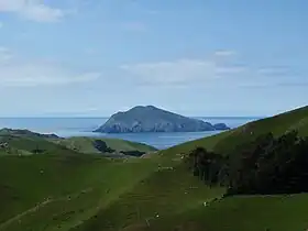 L'île Stephens vue de l'île d'Urville
