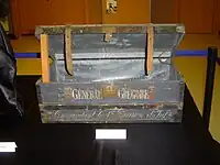 La malle blindée du général.