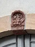 no 1 : clé de cintre 1780.