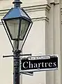 La rue de Chartres à la Nouvelle-Orléans