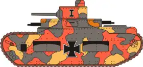 Représentation du Sturmpanzerwagen Oberschlesien.