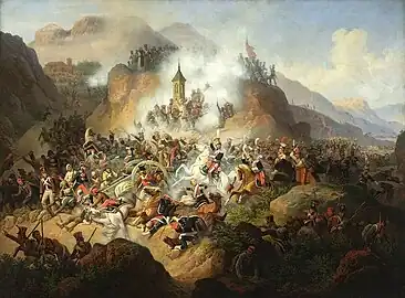 Bataille de Somosierra par January Suchodolski.