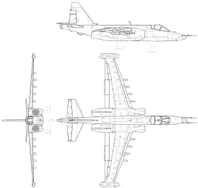 vue en plan de l’avion