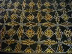 Château de Suscinio. Pavement de l'ancienne chapelle du château. XIVe siècle