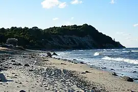 Plage à Mologvardeïskoïe.